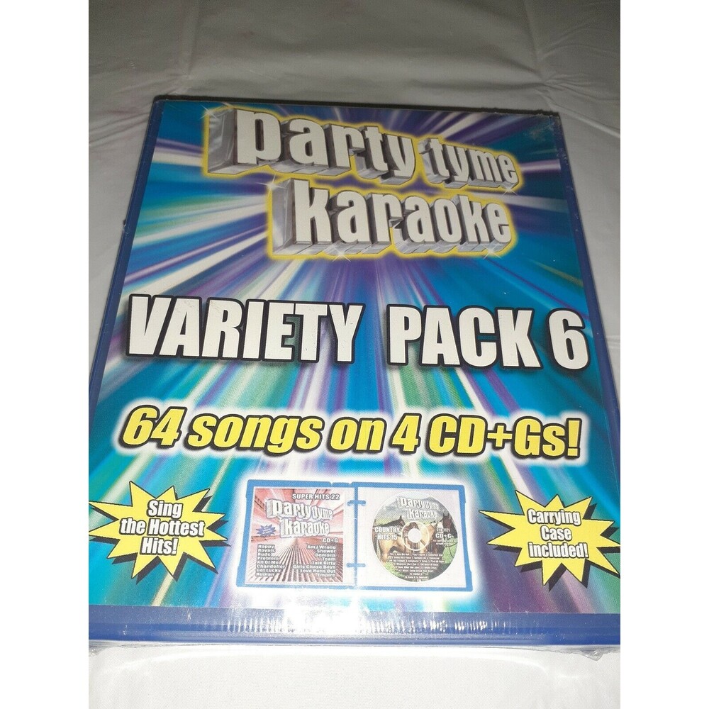 New Party Tyme Karaoke Variety Pack 6 Compilation